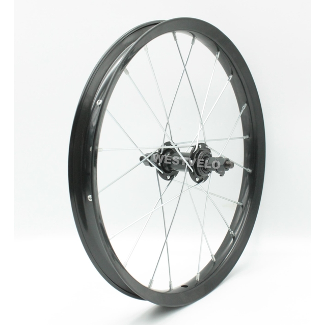 Колесо 16 перед обід чорний фото westvelo.com