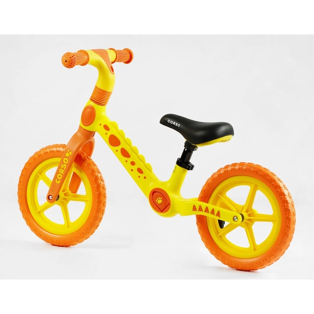 Велобіг 12 Corso, колеса - EVA (піна), нейлонова рама CS-12496 помаранчево-жовтий фото westvelo.com