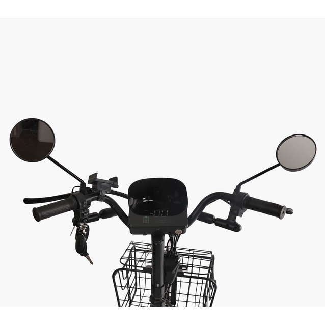 Електровелосипед 22 ST Corso «SHADOW» SH-9038-7 сталь, двигун 500W, акумулятор 48V20Ah літієвий, чорно-червоний фото westvelo.com