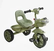 Дитячий велосипед 3-х колісний EVA (піна) Best Trike колеса 10-8, «Машинка» BS-60417 хакі, сталева рама, УКР.ОЗВУЧУВАННЯ, кошик фото westvelo.com