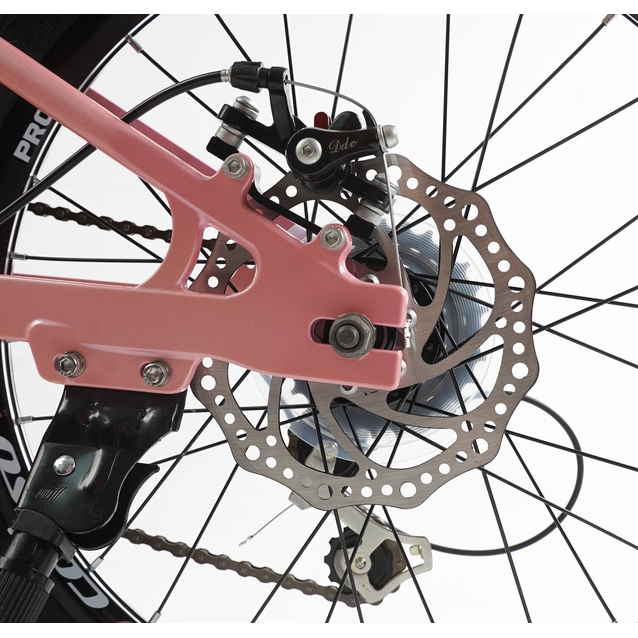 Велосипед 20 MG Corso «CAMARO» CM-61574 магній 11", (к-т SHIMANO) рожево-білий фото westvelo.com