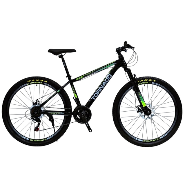 Велосипед 27.5 ST Corso «TORNADO» TR-27811 сталь 15.5", (к-т SHIMANO) чорний фото westvelo.com