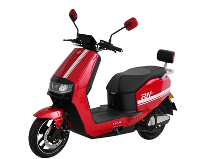 Електроскутер Tailg «F-51» 10610, двигун 1500W, акумулятор 72V 30Ah літій-залізо-фосфатний, червоний, колеса 12"