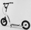Самокат дитячий 2-х колісний, надувні колеса 12 Corso CR-T 3029 білий, ручне переднє гальмо фото westvelo.com