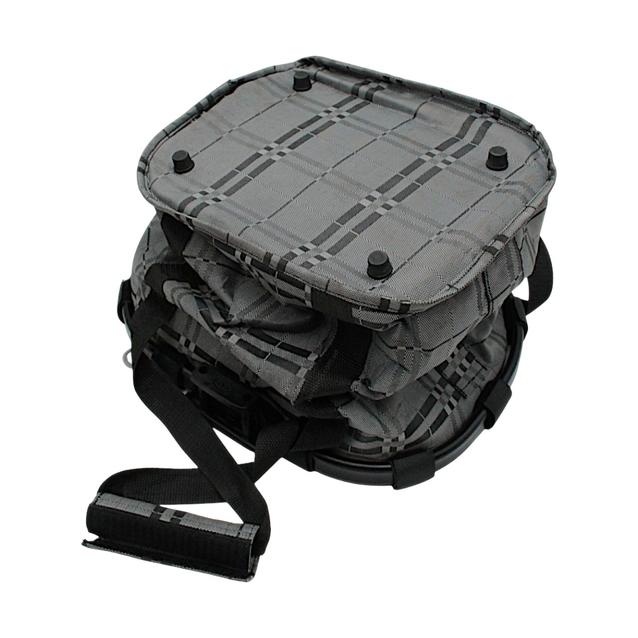 Сумка-кошик на руль KLS Shopper,(36/32/28см) сірий фото westvelo.com