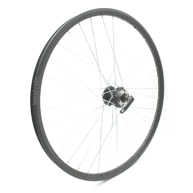 Колесо 26 перед, обід 2-ний чорний дисковий, втулка Xijieer, диск 6 болтів,ексцентрик фото westvelo.com