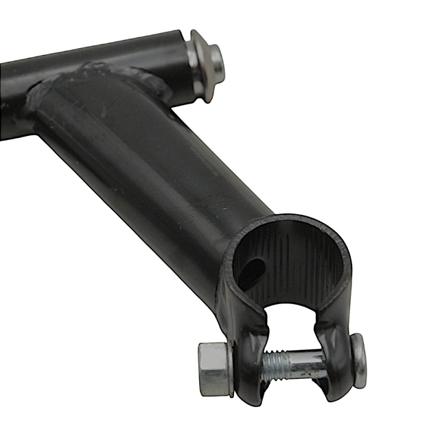 Винос руля мтв сталевий Ø22.2мм. L-180мм. L-100мм Ø25.4мм. (HS001) чорний фото westvelo.com