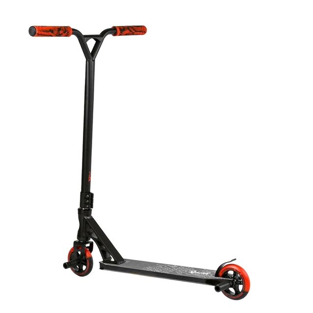 Самокат трюковий Best Scooter «REACTOR» RC-33325 червоно-чорний, HIC-система, пеги, AL диск та дека, колеса PU Ø110mm, ширина керма - 55 см фото westvelo.com