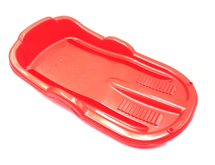 Льодянка "Сніжинки" (санки) червона