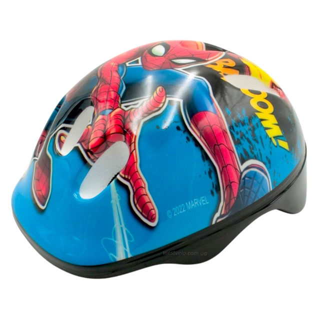 Вело шолом дитячий 654 "Spider-Man" синій (2 дизайна) фото westvelo.com