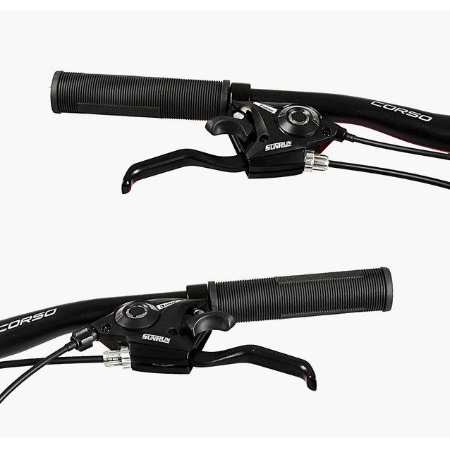 Велосипед 26 AL Corso «PROJECT»  RJ-26965 алюміній 13", (к-т SunRun) салатовий фото westvelo.com