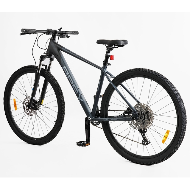 Велосипед 29 AL Corso «APEX» PX-11755 алюміній 19", (к-т SHIMANO Deore) графітово-сірий фото westvelo.com