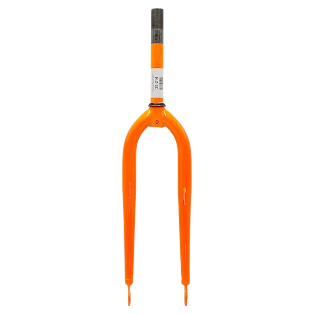 Вилка 20 сталева з кріпленням для ДИНАМО, шток Ø25.4mm L-185mm р.з L-40mm, помаранчева фото westvelo.com