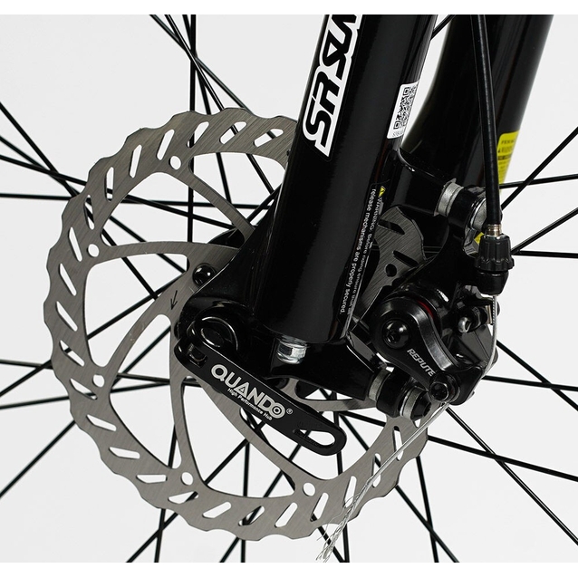 Велосипед 29 AL Corso «ANTARES» AR-29103 алюміній 19", (к-т SHIMANO) чорно-синій фото westvelo.com