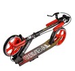 Самокат дитячий 2-х колісний, PU Skyper NL-14792 червоно-чорний, Ø200mm, AL, ручне гальмо фото westvelo.com