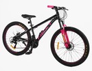 Велосипед 26 AL Corso «NEXT» NX-26922 алюміній 13", (к-т SHIMANO) чорно-рожевий фото westvelo.com
