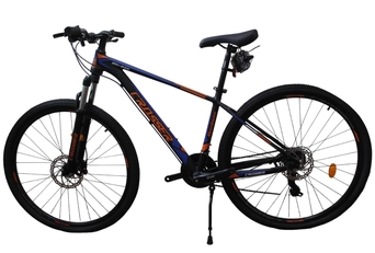 Велосипед 29 AL Crosser «MT-036» алюміній 19", (к-т Shimano+hydraulic) чорно-помаранчево-синій
