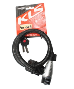 Замок на ключ KLS (Hardcoil) Ø-15mm L-800mm з кріпленням на раму