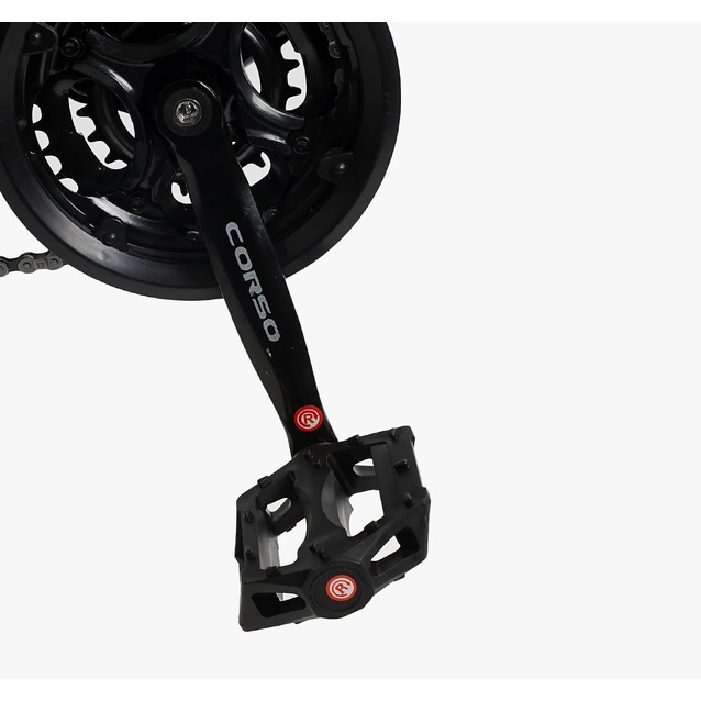 Велосипед 26 ST Corso «GLOBAL» GL-26608 сталь 13", (к-т Saiguan) чорний фото westvelo.com