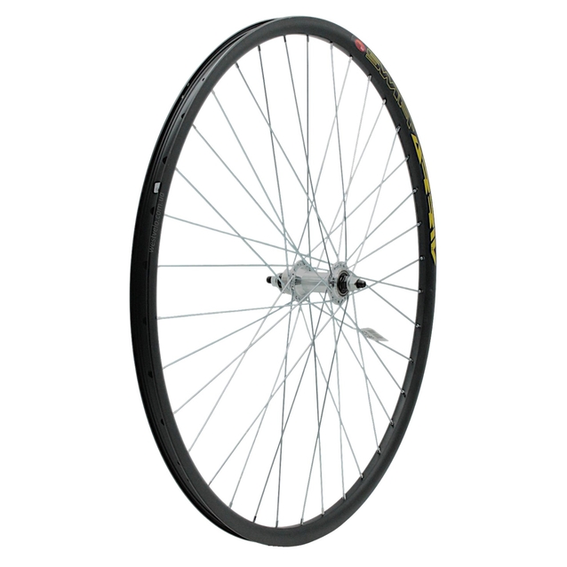 Колесо 28-29 перед, обід 2-ний чорний дисковий, втулка AL. на промах, диск різьба фото westvelo.com