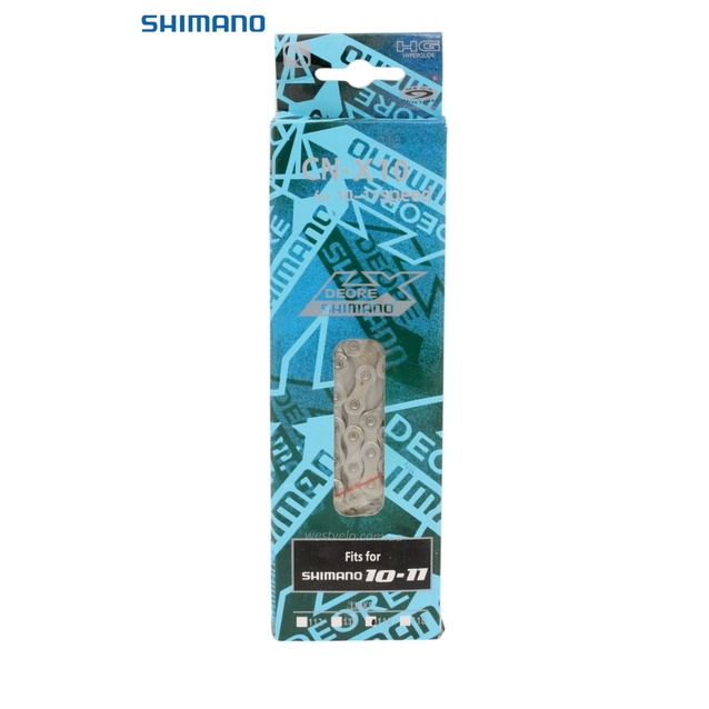 Ланцюг спорт 10-11 передач SHIMANO CN-X10 116 ланок + замок