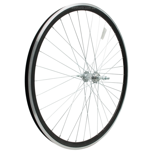 Колесо 28-29 зад, обід 2-ний чорний, втулка ST. на віночках, диск різьба (без назви) фото westvelo.com