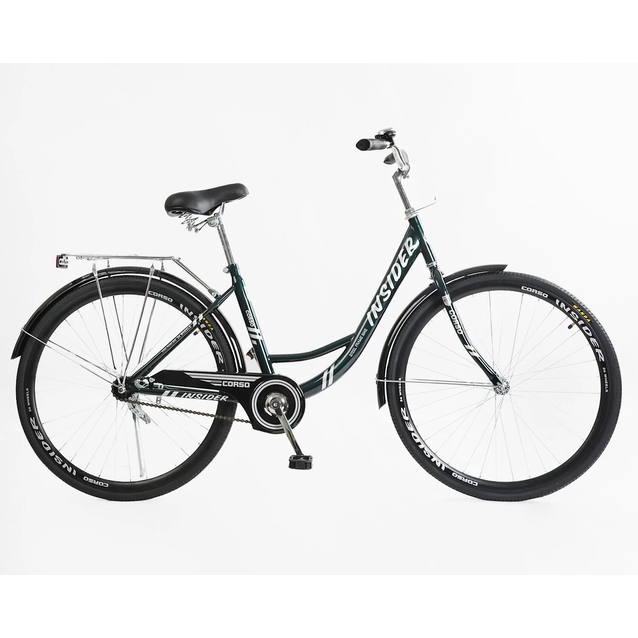Міський велосипед 26 ST Corso «INSIDER» SD-26108 сталь 16,5", темно-зелений фото westvelo.com