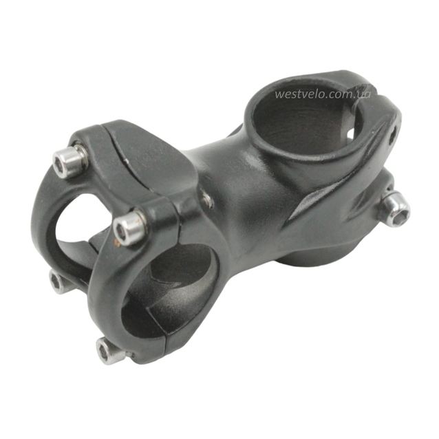 Винос руля на безрізьбову вилку AL. Ø28.6-Ø31.8мм, L-55мм, SH-55, чорний фото westvelo.com