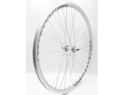 Колесо 27,5 перед, обід 2-ний сірий, втулка М на віночках