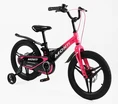 Дитячий велосипед 18 MG Corso «MONTI» MT-18352, магнієва рама, чорно-рожевий фото westvelo.com