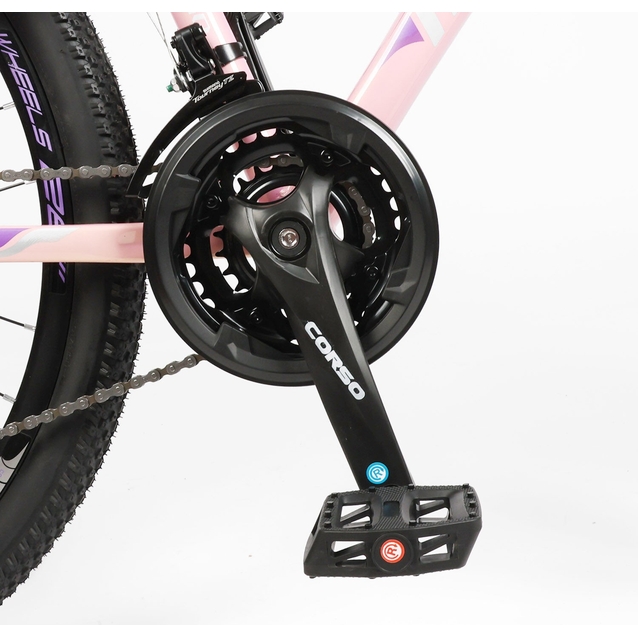 Велосипед 26 AL Corso «MERCURY» MR-26622 алюміній 13", (к-т SHIMANO) світло-рожевий фото westvelo.com