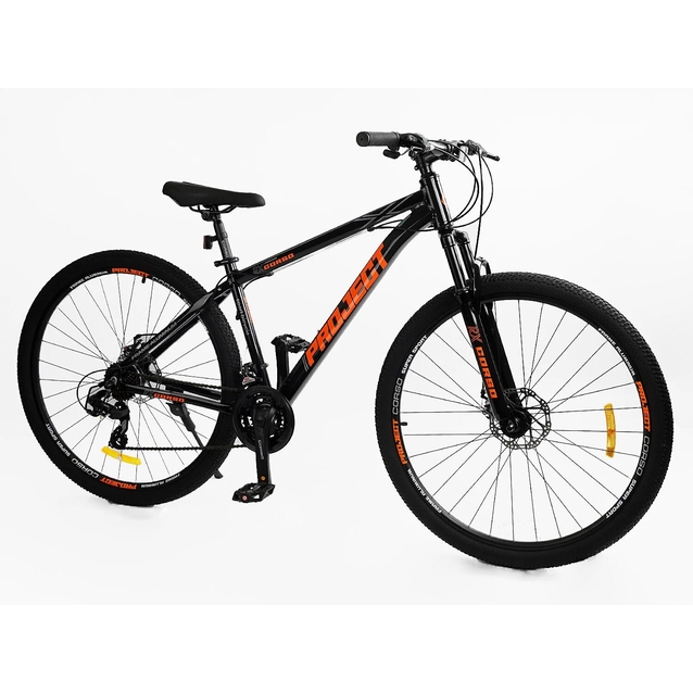 Велосипед 29 AL Corso «PROJECT» T-29077 алюміній 17", (к-т SunRun) чорно-помаранчевий фото westvelo.com