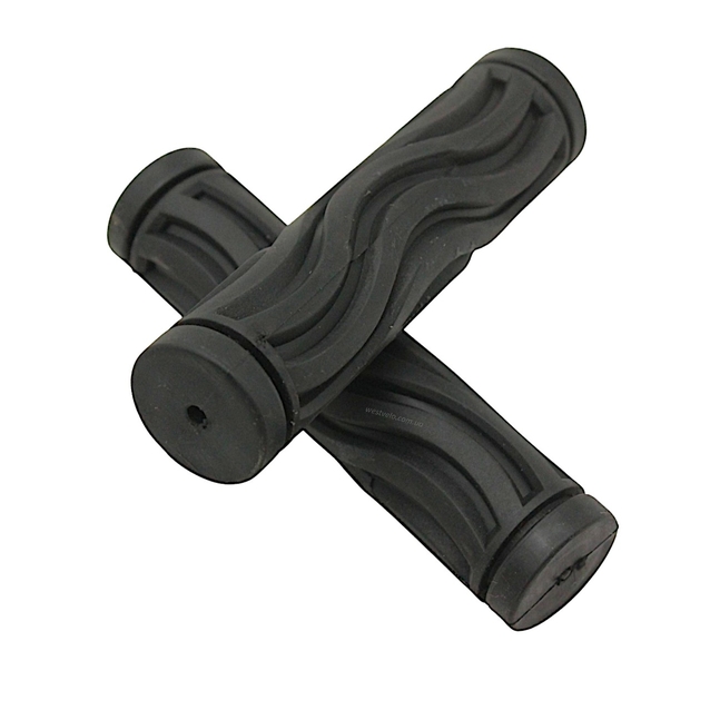 Гріпси гумові чорні 175, хвилясті фото westvelo.com