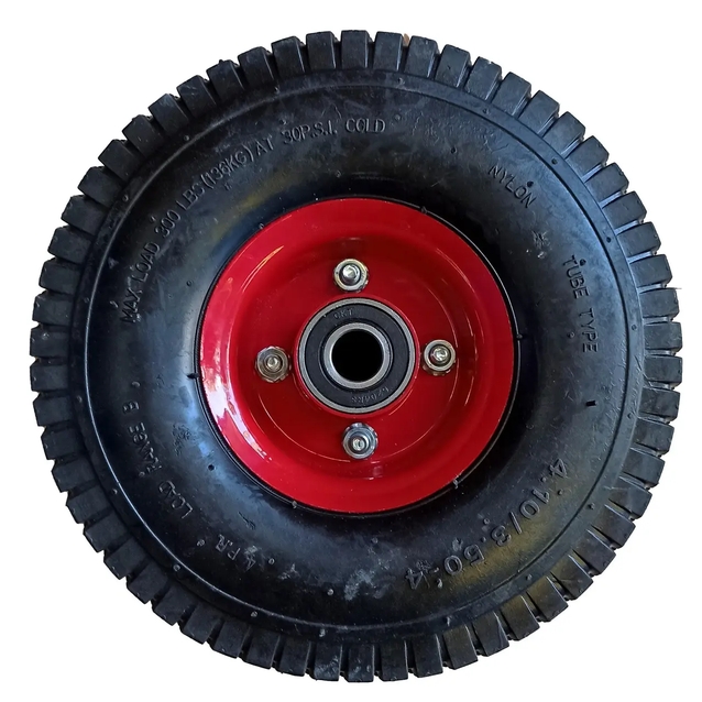 Колесо тачки "4" 4.10/3.50-4 під вісь Ø20 фото westvelo.com