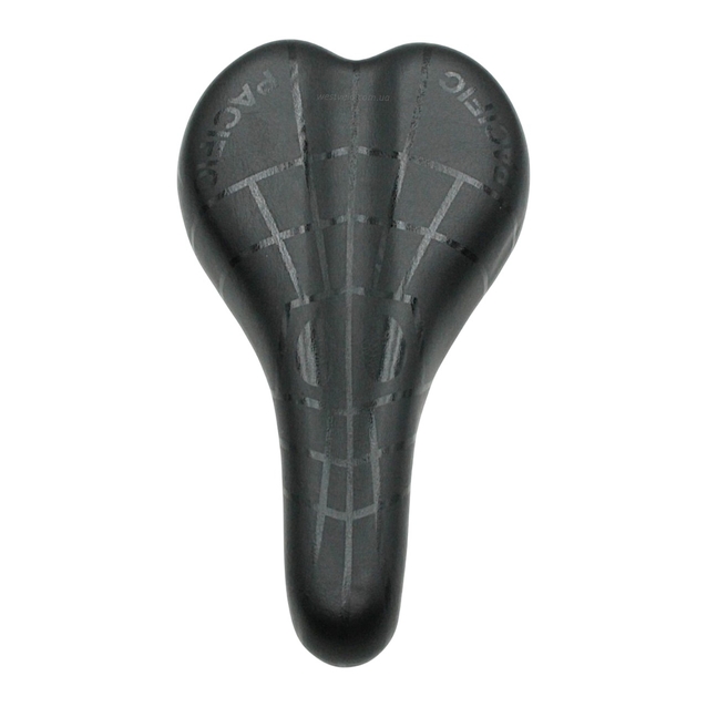 Сідло мтв №070 PACIFIC, CROSSRIDE чорне, пластикова основа фото westvelo.com