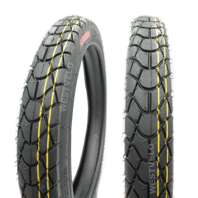 Покришка "17" 2.75-17 PERFECT (PF-341) + камера, напів-шип TT фото westvelo.com