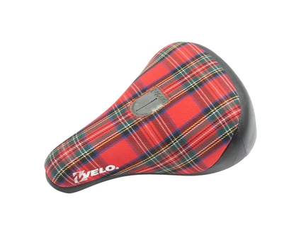 Сідло BMX PIVOTAL (VELO) VL-7035 (195х140мм) червоне в клітинку