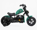 Електромотоцикл Corso H-93171 двигун 160W, акумулятор 24V5Ah свинцево-кислотний, зелений, Bluetooth, звук двигуна, колеса 12" фото westvelo.com