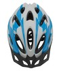 Вело шолом "TK Sport" 074 (56 см) з мигалкою, біло-блакитний фото westvelo.com