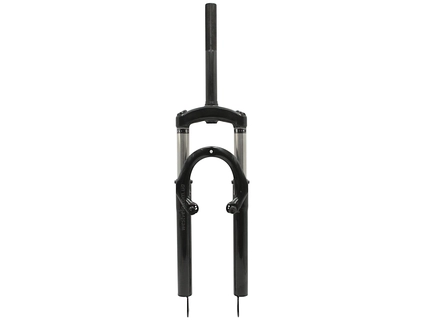 Вилка 24 аморт. різьб Ø25.4mm V-brake + disk, L-210mm р.з L-100mm чорна