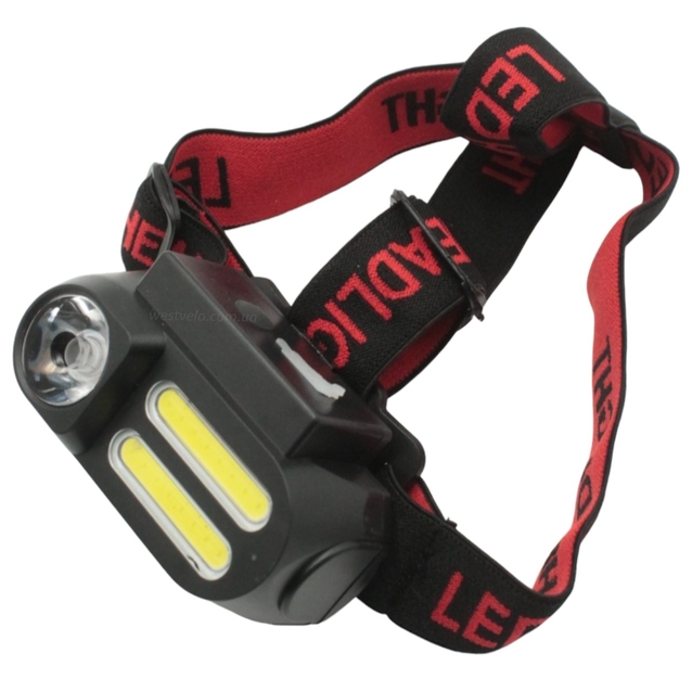 Ліхтар налобний на usb зарядку, BL-611 фото westvelo.com