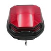 Кофр (багажник) для мотоцикла задній ROBIK 48 (400х400х280) 45L червоний з катафотом фото westvelo.com
