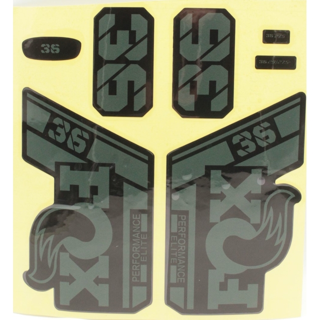 Наклейки на вилку. FOX "прінт 31" фото westvelo.com