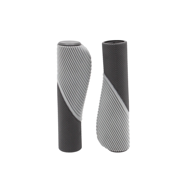 Гріпси ергономічні "CROSSRIDE" CR-G303-1 чорно-сірі фото westvelo.com