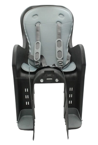 Крісло дитяче, пластик, на зад. багажник, "BQ-9-1A" з м'ягкою підкладкою, чорне