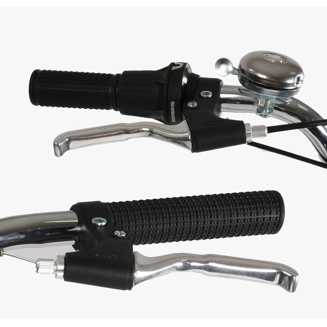 Міський велосипед 28 ST Corso «LIBERTY» LR-28014 сталь 20", (к-т SHIMANO) білий + кошик фото westvelo.com