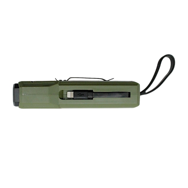 Фара Power bank (Type-C) (5000mAH) Z828-2x3W+COB, габаритне світло, (Темно-зелений хакі) фото westvelo.com