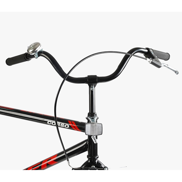 Міський велосипед 28 ST Corso «LINER» LN-28650 сталь 21", чорно-червоний фото westvelo.com