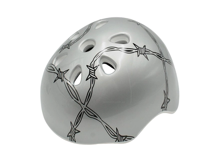 Вело шолом "TK Sport" 598 (55см) сірий, шипи