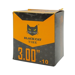Камера "10" 3.00-10 BLACK CAT кривий ніпель TR-87